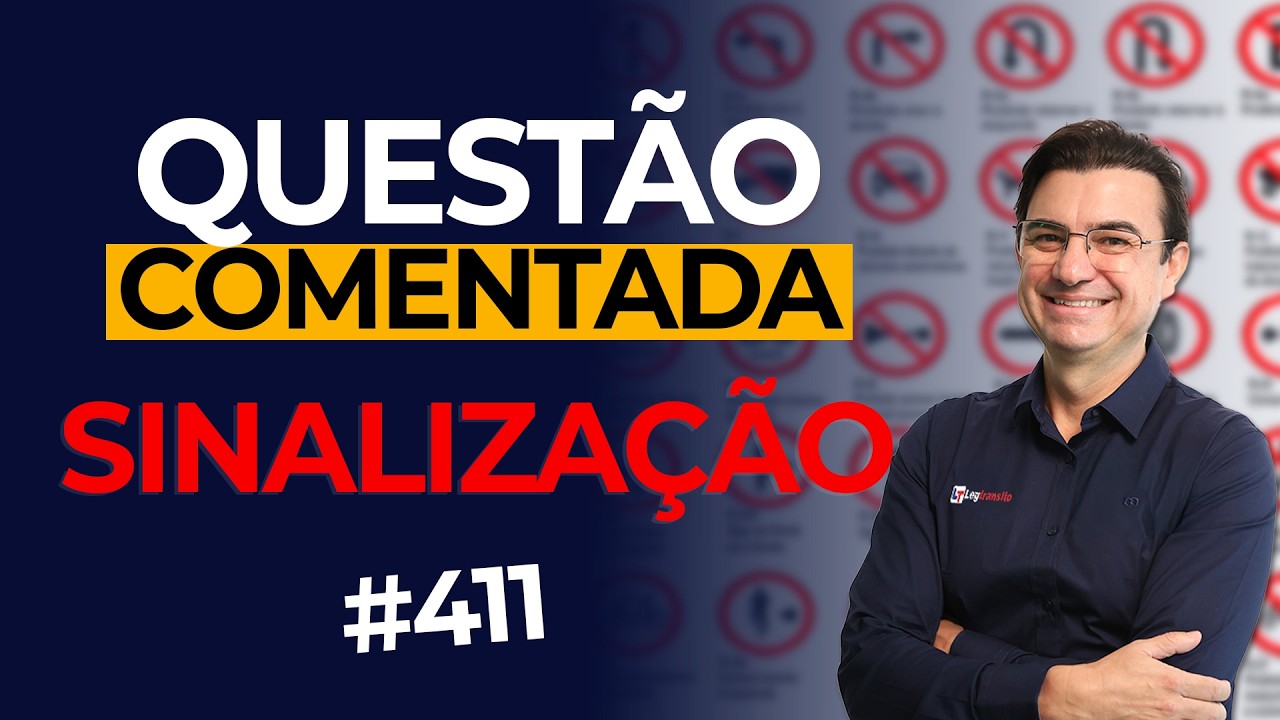 Você está dirigindo e vê uma placa de regulamentação com o símbolo de um 'E' cortado por uma... #411