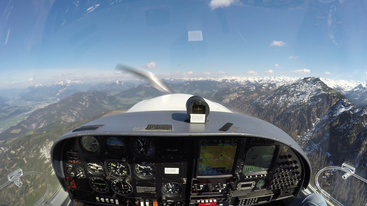 2017/4 VFR DA40 LOWI - LOWZ, Alps