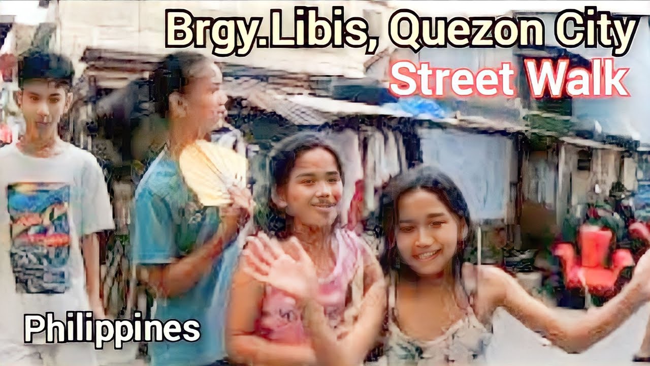Amazing Life in the Philippines at Brgy.Libis,Quezon City | Walk Tour [4K]