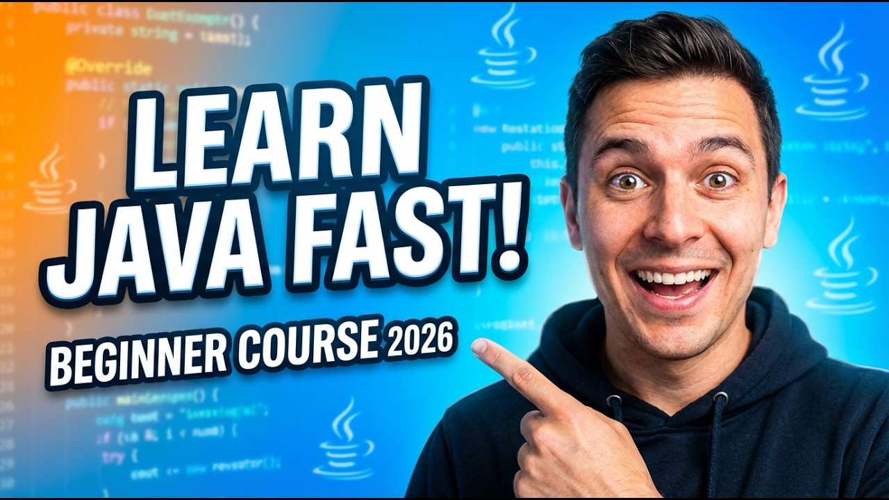 Free Java Tutorial Course for Beginners  (2026) #freeonlinecourse #learnjavaonline