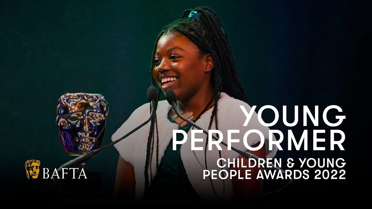 Taiya Samuel wins Young Performer for JoJo & Gran Gran | BAFTA Children & Young People Awards 2022
