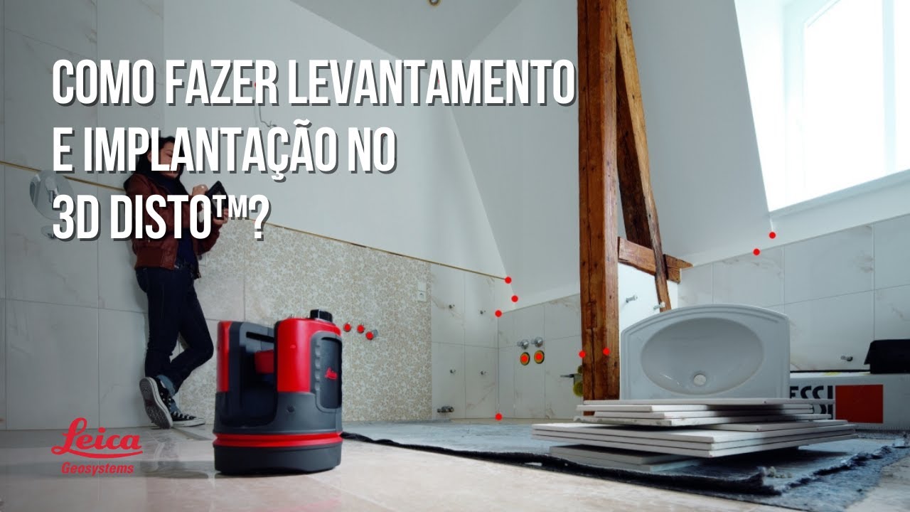 Tecofix | Leica Geosystems | Como fazer Levantamento e Implantação no 3D DISTO™?