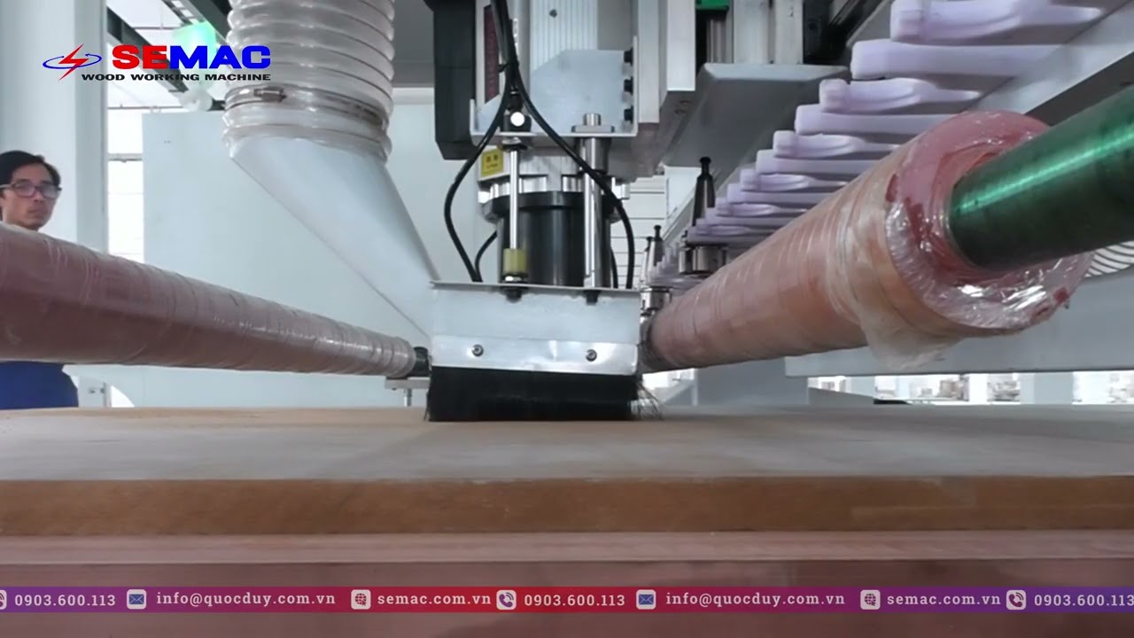 Khám phá 1 ngày cùng kỹ thuật của Quốc Duy thử máy cnc router cho khách hàng | Quốc Duy