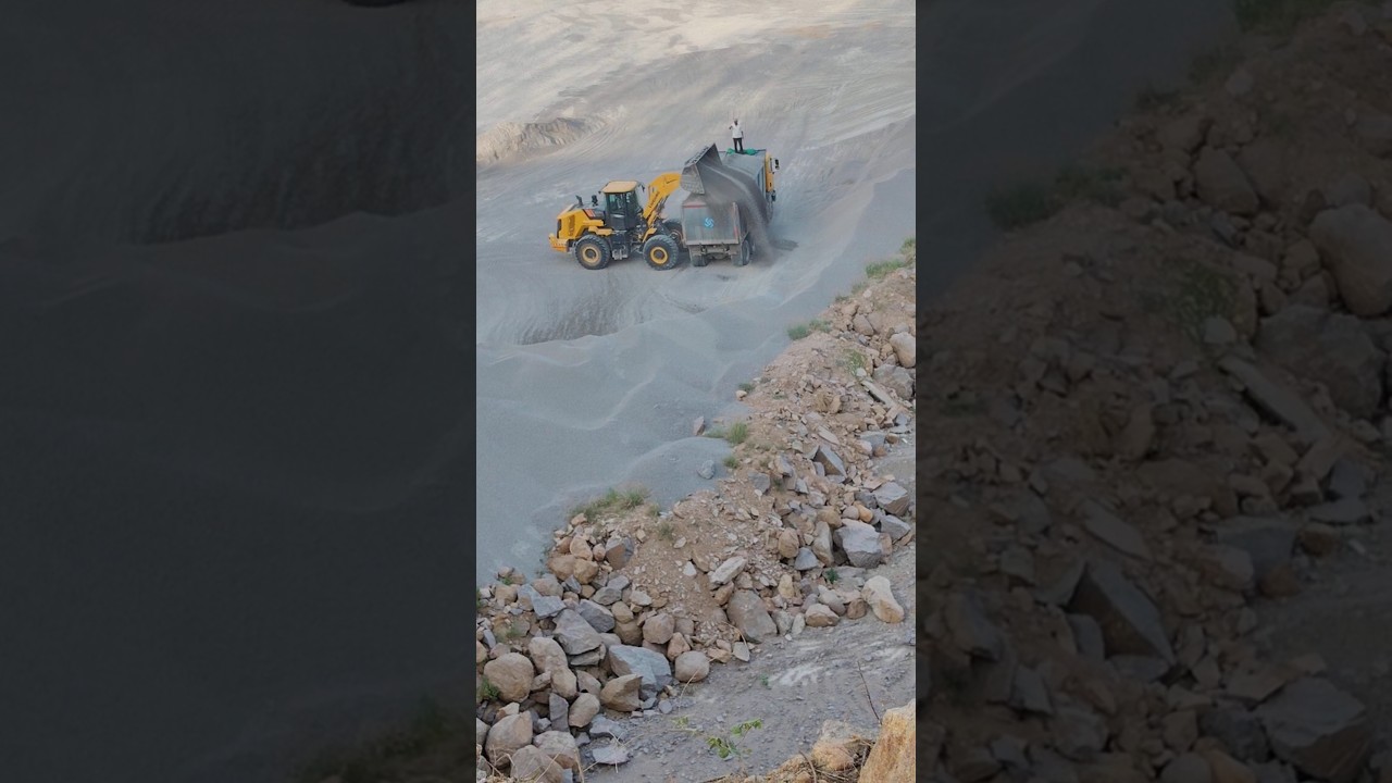 excavator loader loading point running 💪💪💪 2025