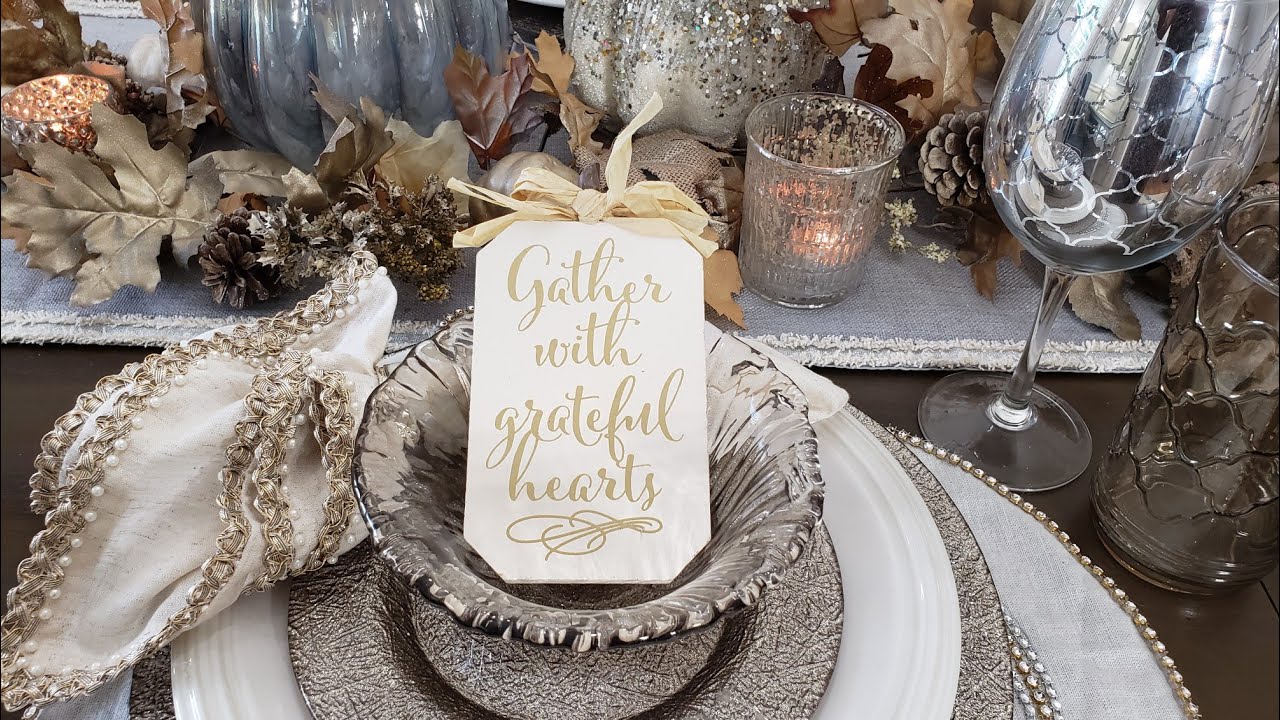 Beauti-Fall Tablescape Collab/Rustic Glam/Decorate With Me