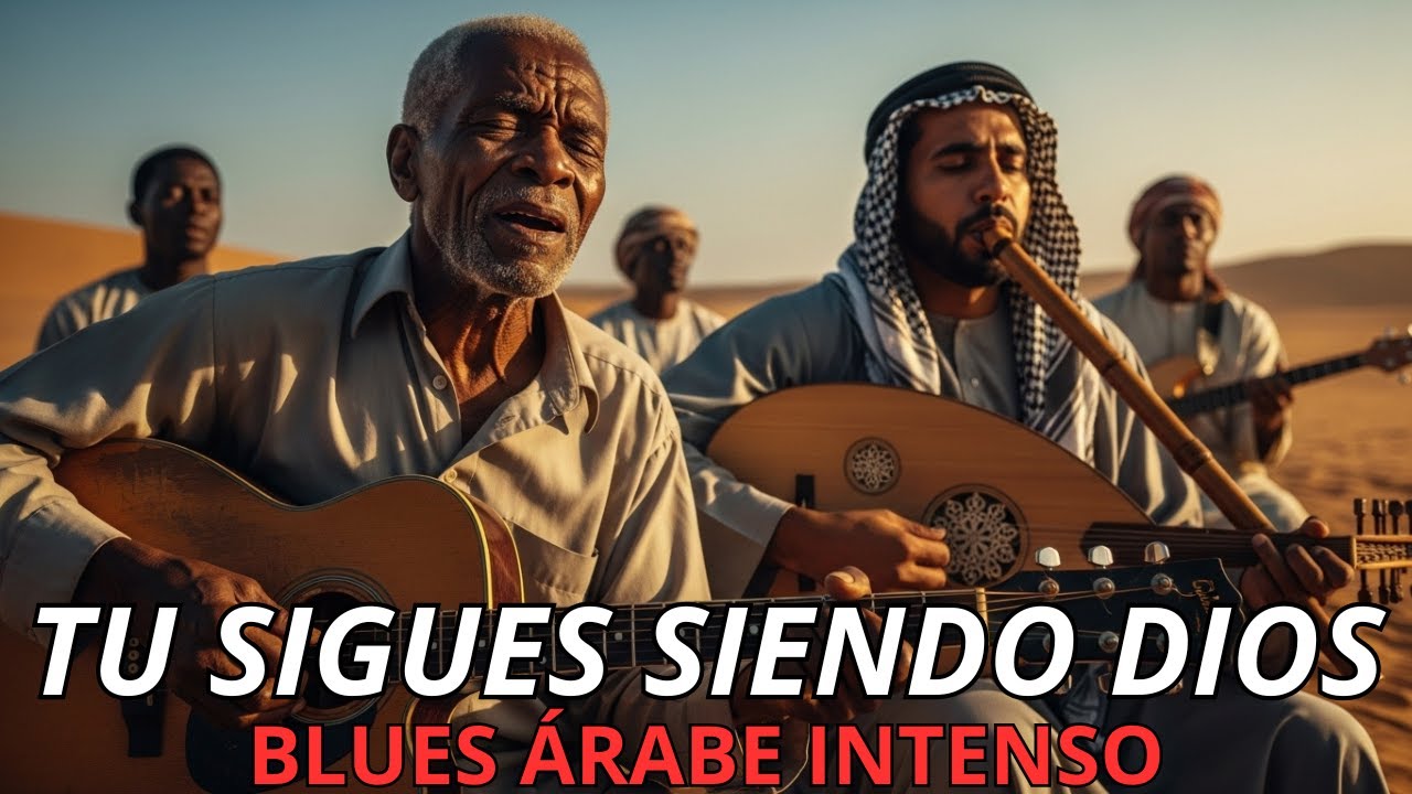 🎼Cuando Todo Se Derrumba😭… Tú Sigues Siendo Dios✝️ | Fusión Blues Árabe Intenso🎸