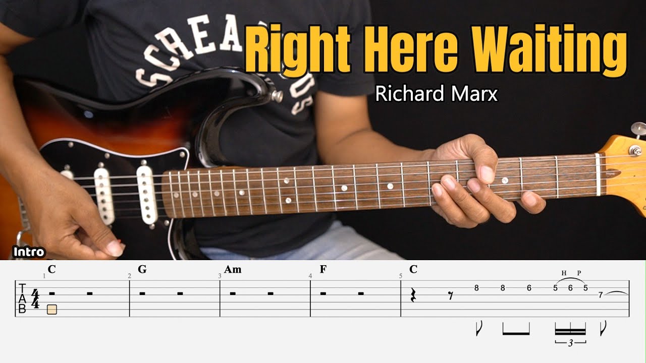 Right Here Waiting - Richard Marx - Guitar Instrumental Cover + Tab