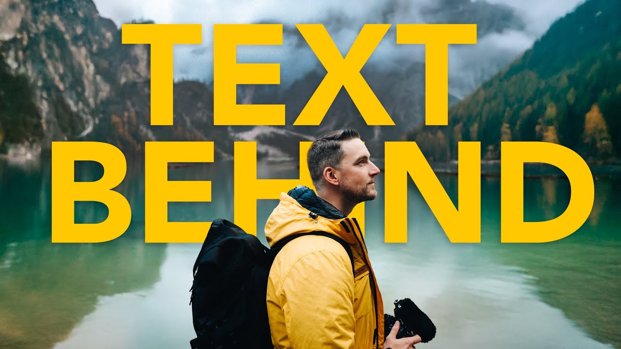 Put TEXT Behind Video (Fast & easy FCP 11 Magnetic Mask Tutorial)