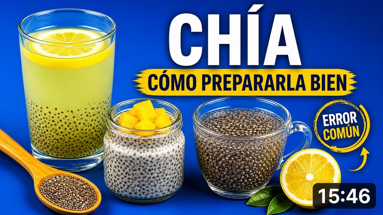 ✨ Chía: Súper alimento, así debes prepararla ✨