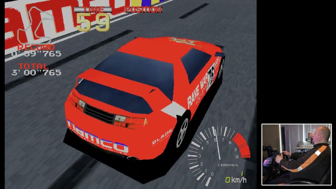 A big Ridge Racer fan plays Arcade Archives 2 Ridge Racer on Sony Playstation 5 Pro