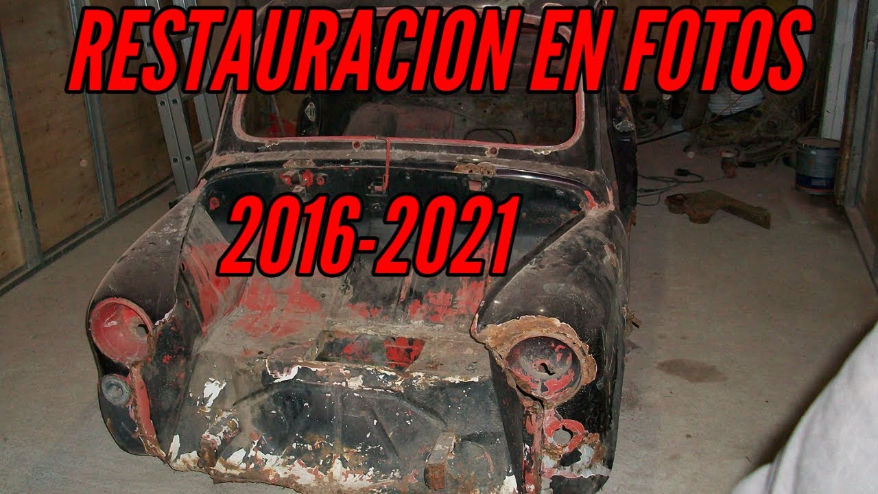 Fotos de la restauracion de un Fiat 600