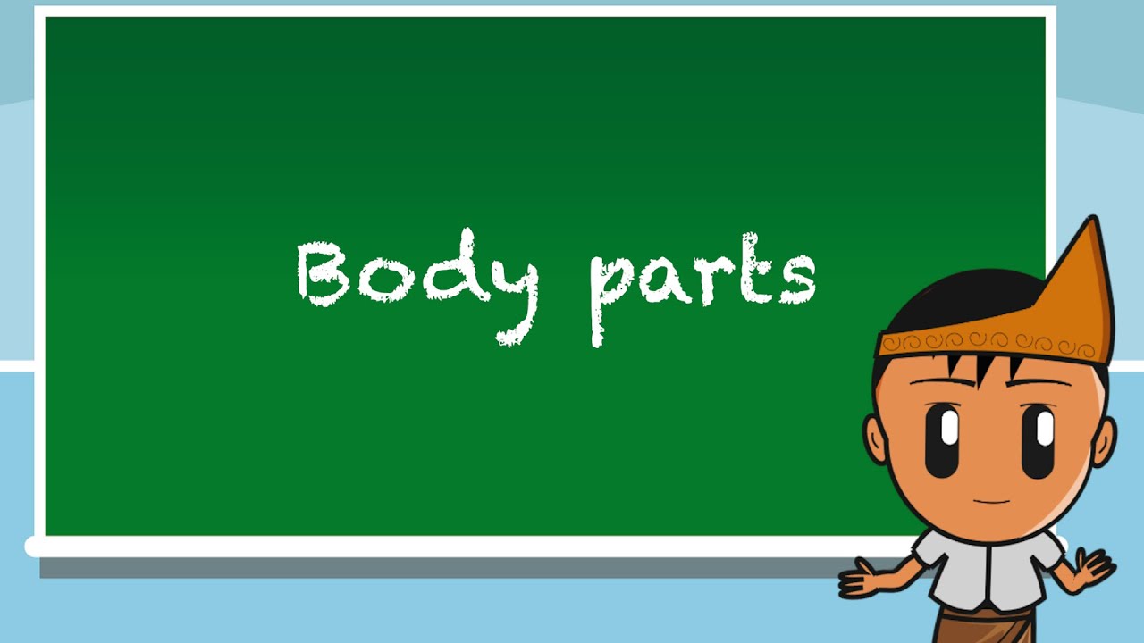 Learn Indonesian online - Body parts - Lesson 13