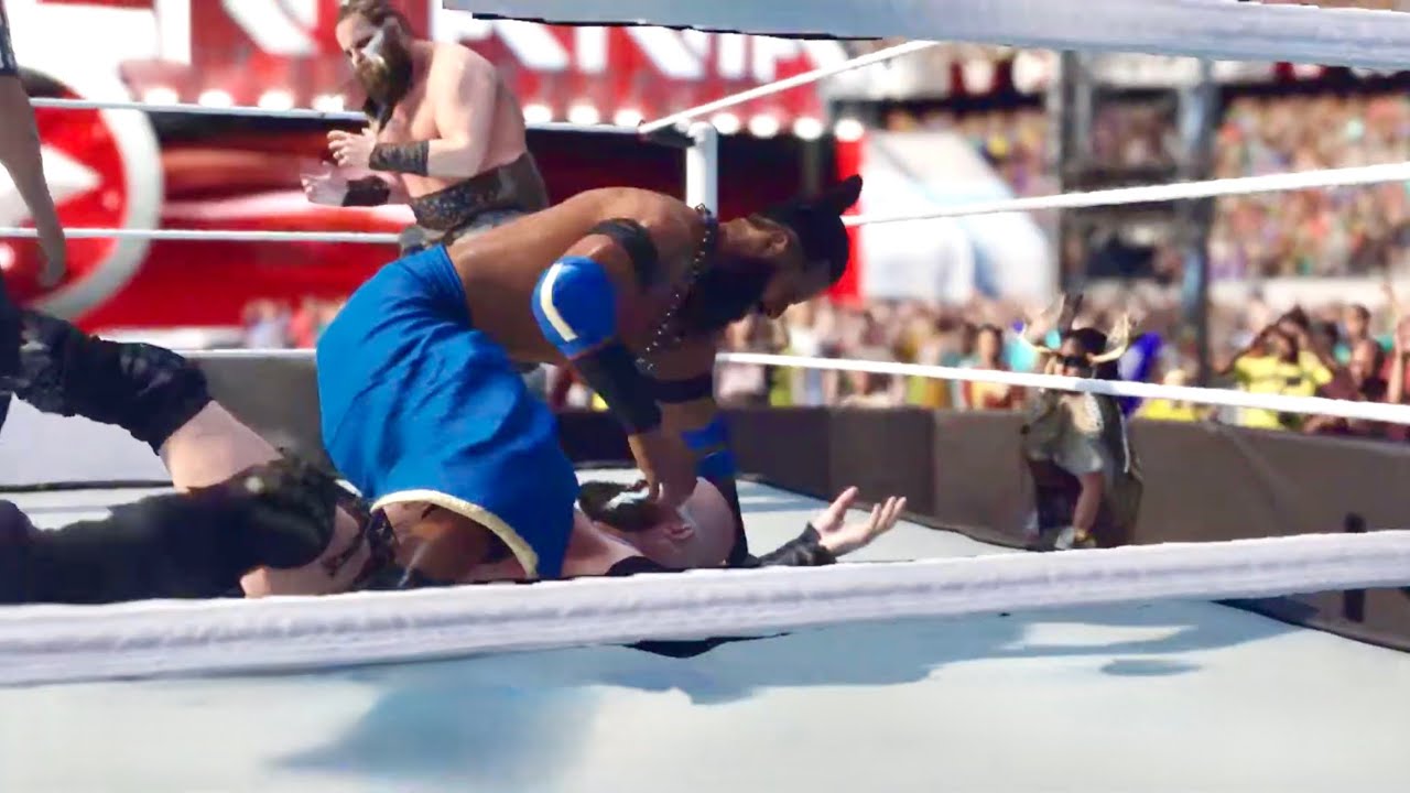 Indus Sher Vs. The Viking Raiders: WWE Tag Team Championship Title Match - WWE 2K24 PS5