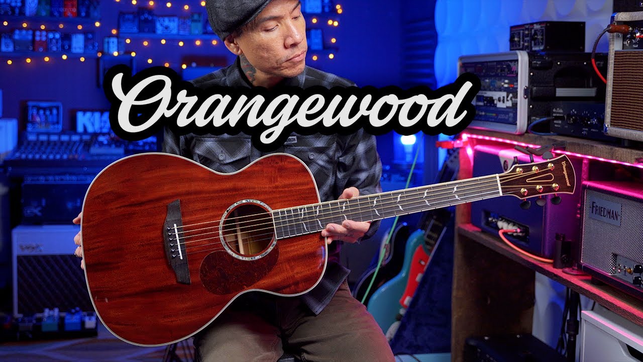 Orangewood Brooklyn Mahogany Live acoustic/electric guitar + GIVEAWAYS ! (Yes, plural)