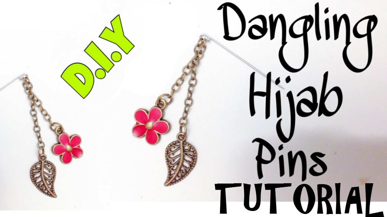 Dangling HIJAB PIN Tutorial in 3 minutes! | How to make HIJAB PINS (DIY Hijab Accessories #2)