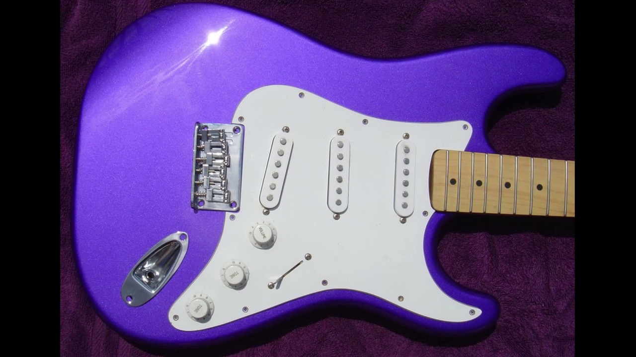 How to paint your guitar in a pearl finish for cheap!