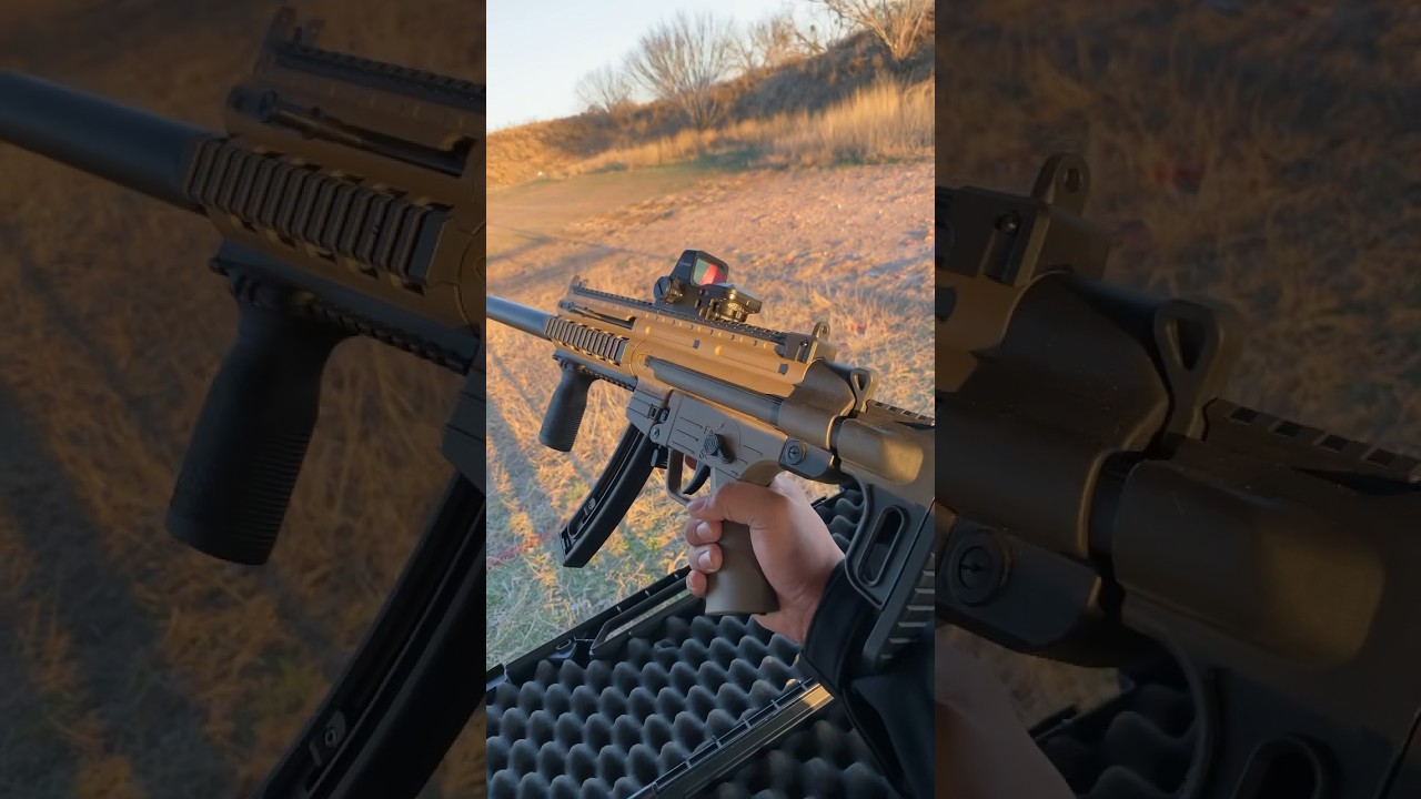 What y&rsquo;all think about this FDE GSG-16 🏜️ #shorts #gun #22lr #gsg16 #texas