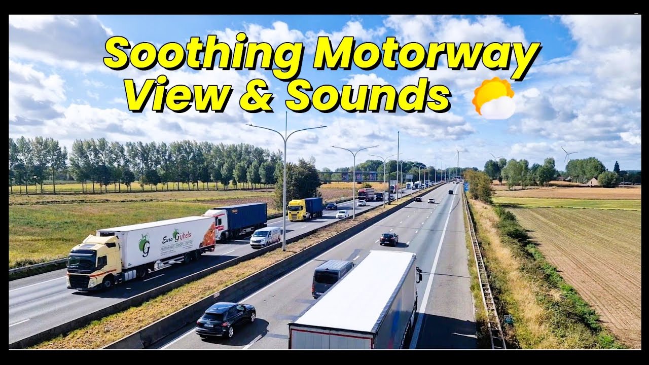 Calm Highway Flow ASMR 🚛🌬️ | Soothing Traffic Sounds #ASMR #TrafficASMR #HighwayAmbience #Truck