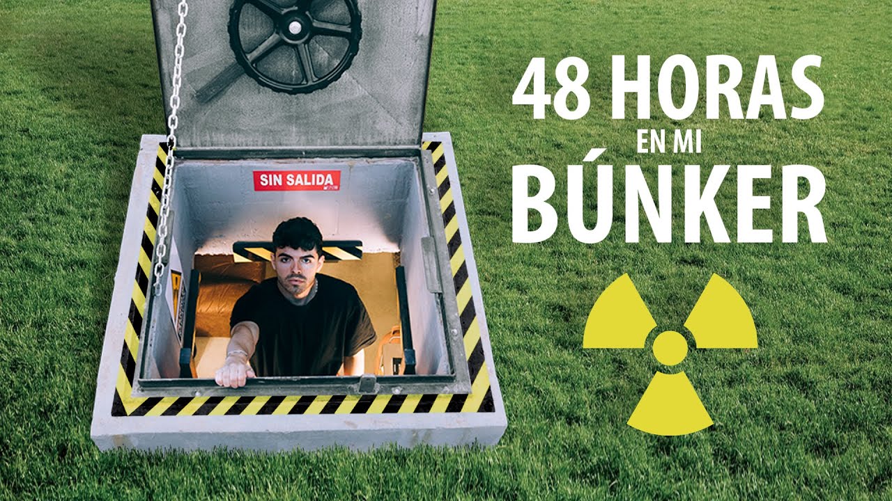 48 HORAS en mi BÚNKER de CEMENTO APOCALÍPTICO
