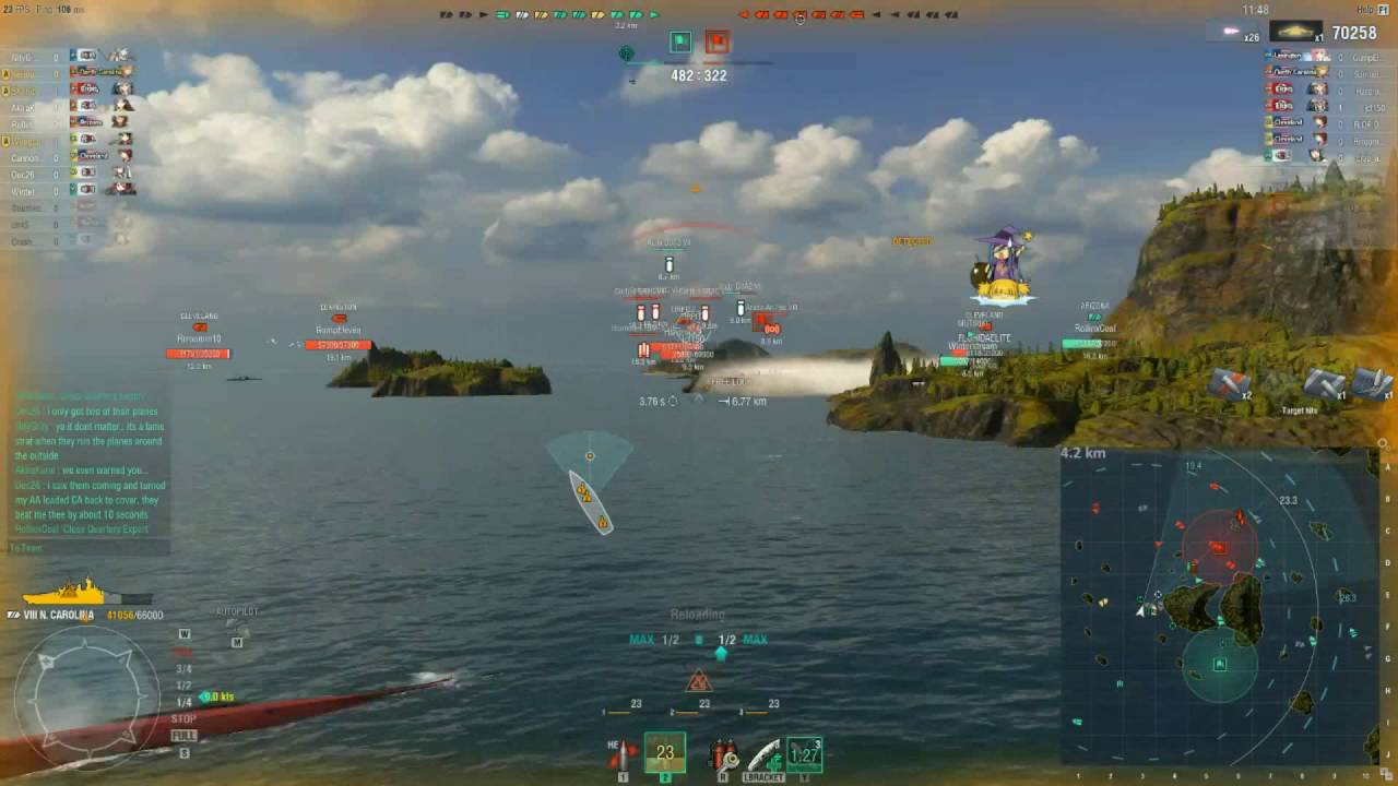 World of Warships NA 0.5.8.0 - North Carolina