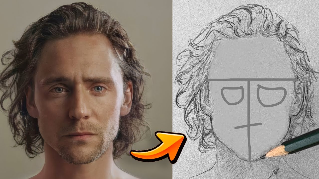 Gain confidence in face drawing with the Loomis method