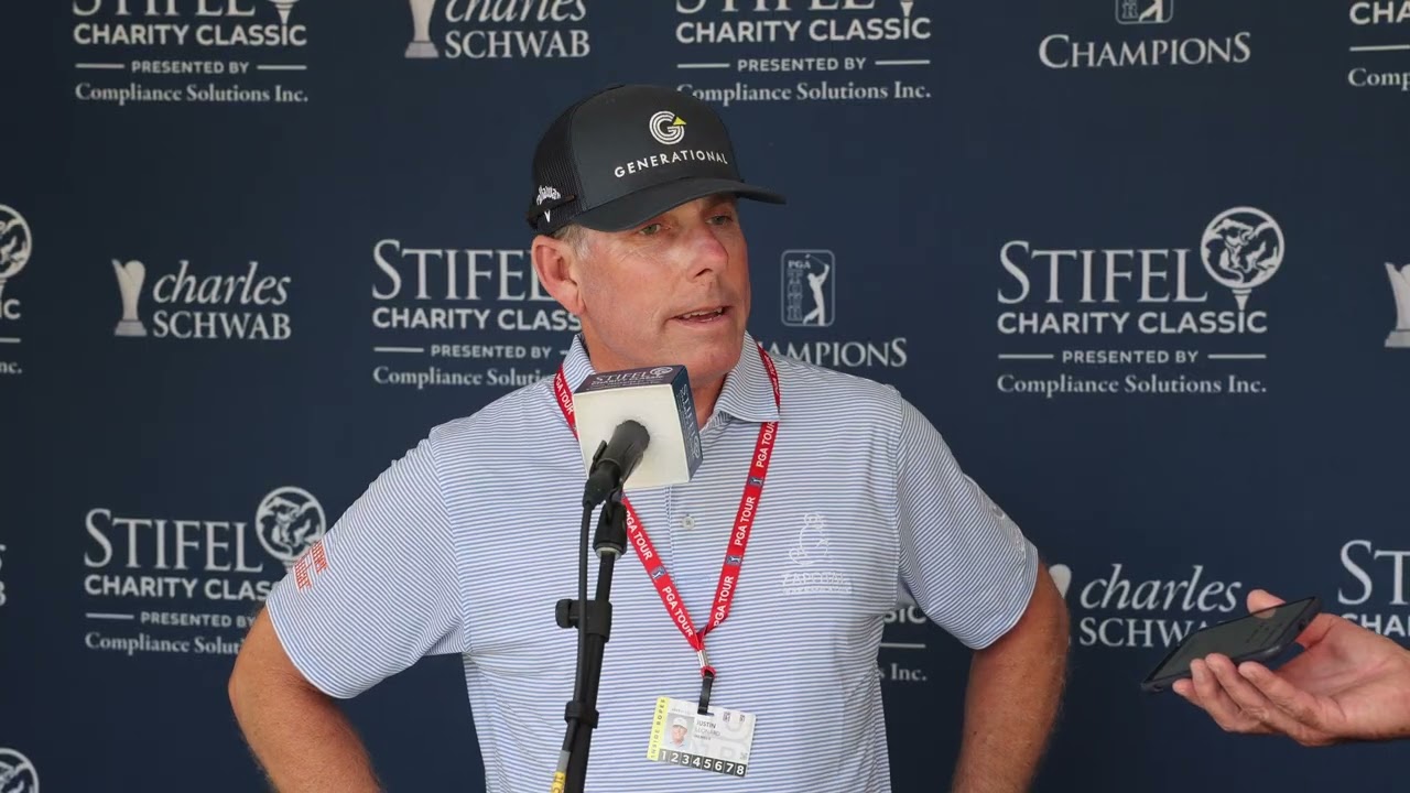Interview with Justin Leonard at Stifel Charity Classic 9-3-25