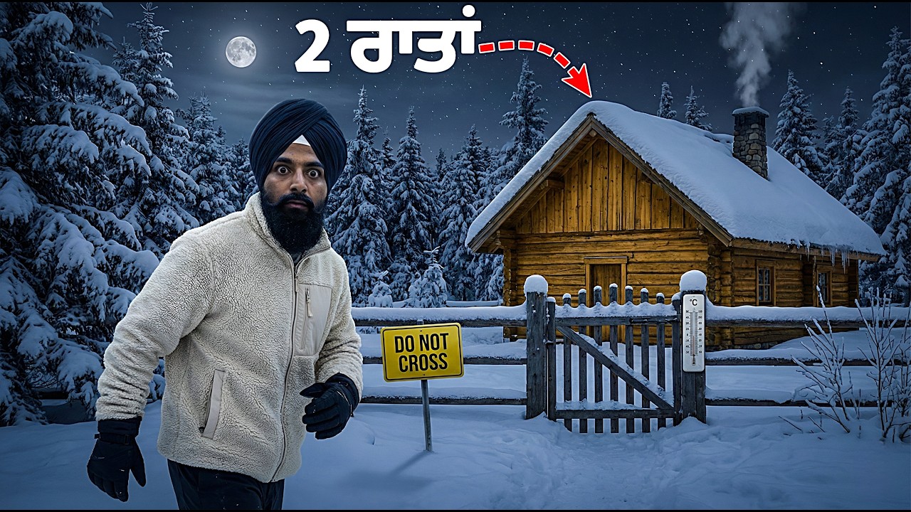 ਅਲਾਸਕਾ🇺🇸 ਦੇ ਬਰਫ਼ੀਲੇ ਜੰਗਲ ਚ ਇੱਕਲਾ ਰਹੂੰਗਾ Staying Alone in Alaskan Forest🤯