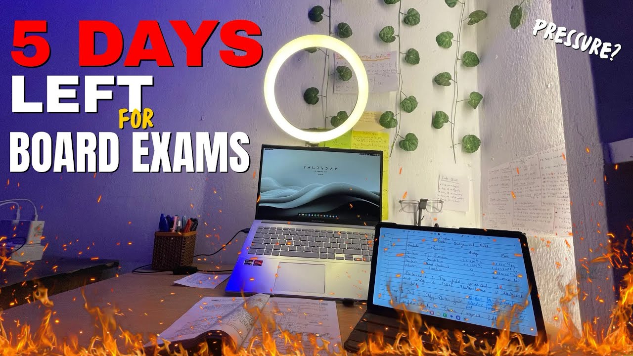 5 Days left for Board exams 😭 l Anxiety | MHF Vlogs