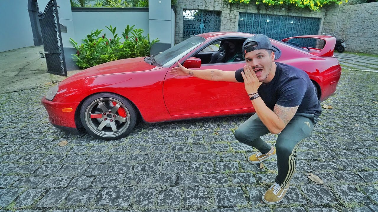 DIRIGI O TOYOTA SUPRA DO DIEGO HIGA 😱«FAUSTINO»