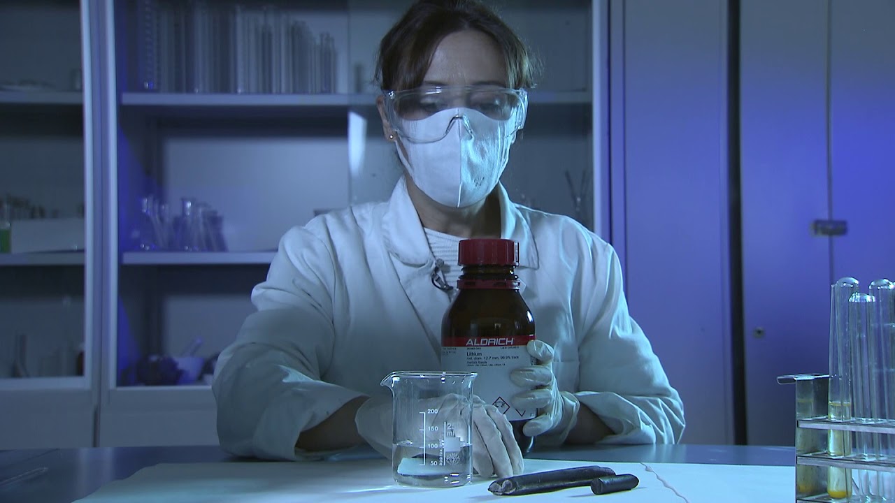 Experimento 6: Reactividad de metales alcalinos