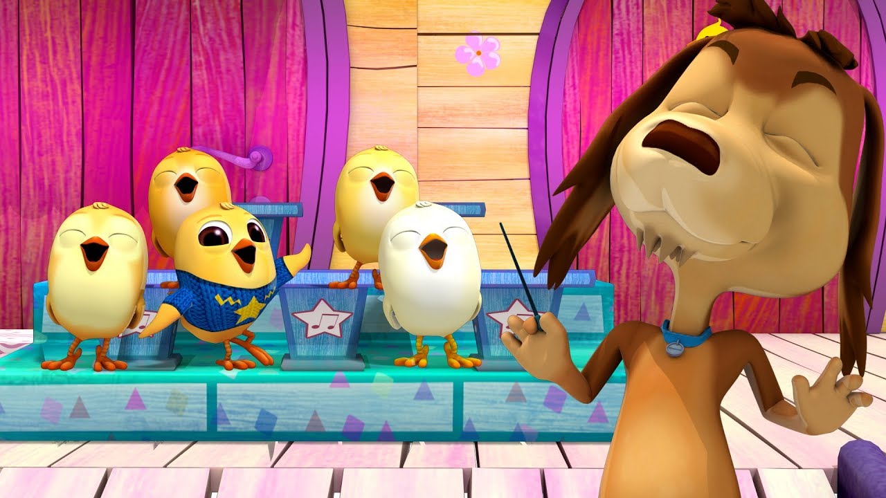 PIN PIRIRIN PIN PON - PERRO CHOCOLO - CANCIONES INFANTILES - M&Uacute;SICA PARA JUGAR