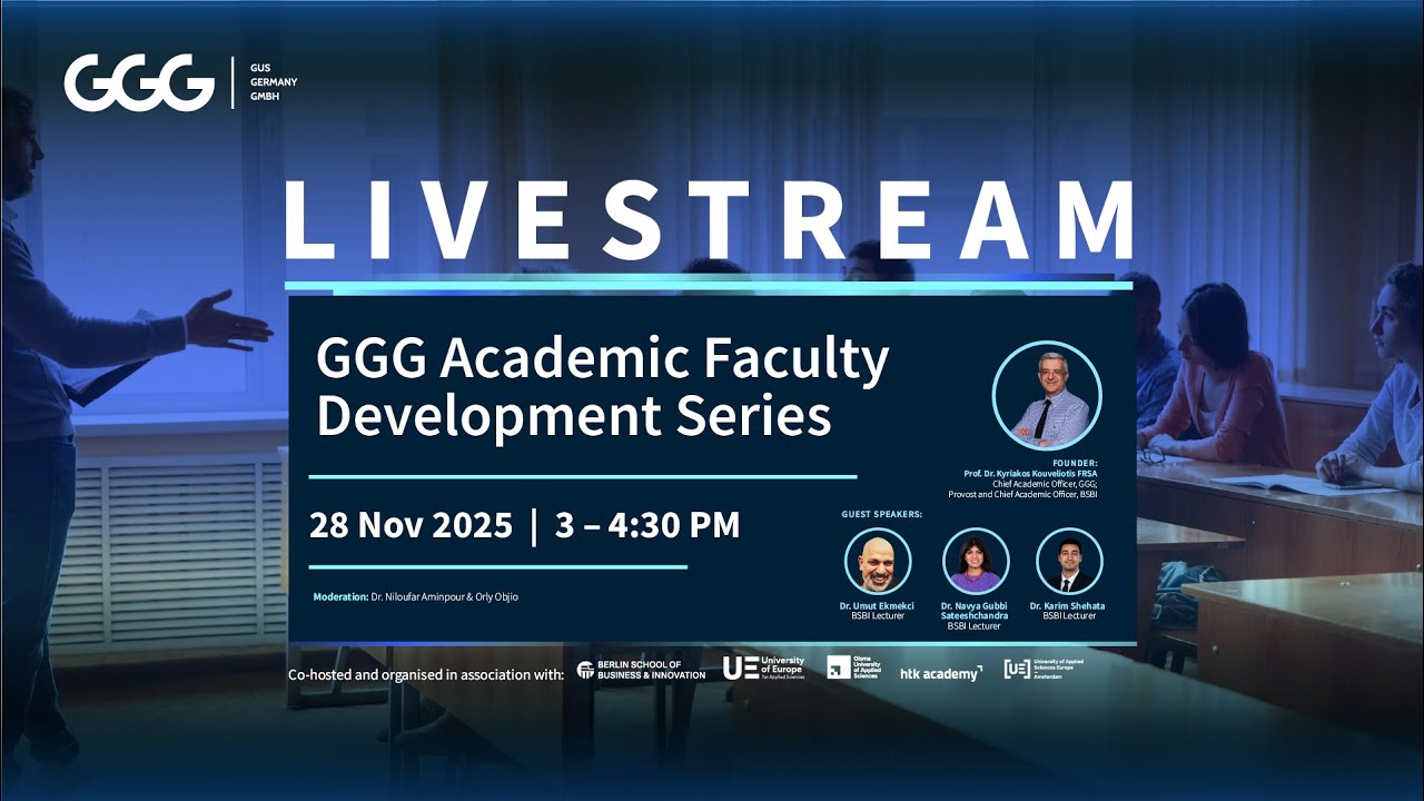 GGG Academic Faculty Development Series