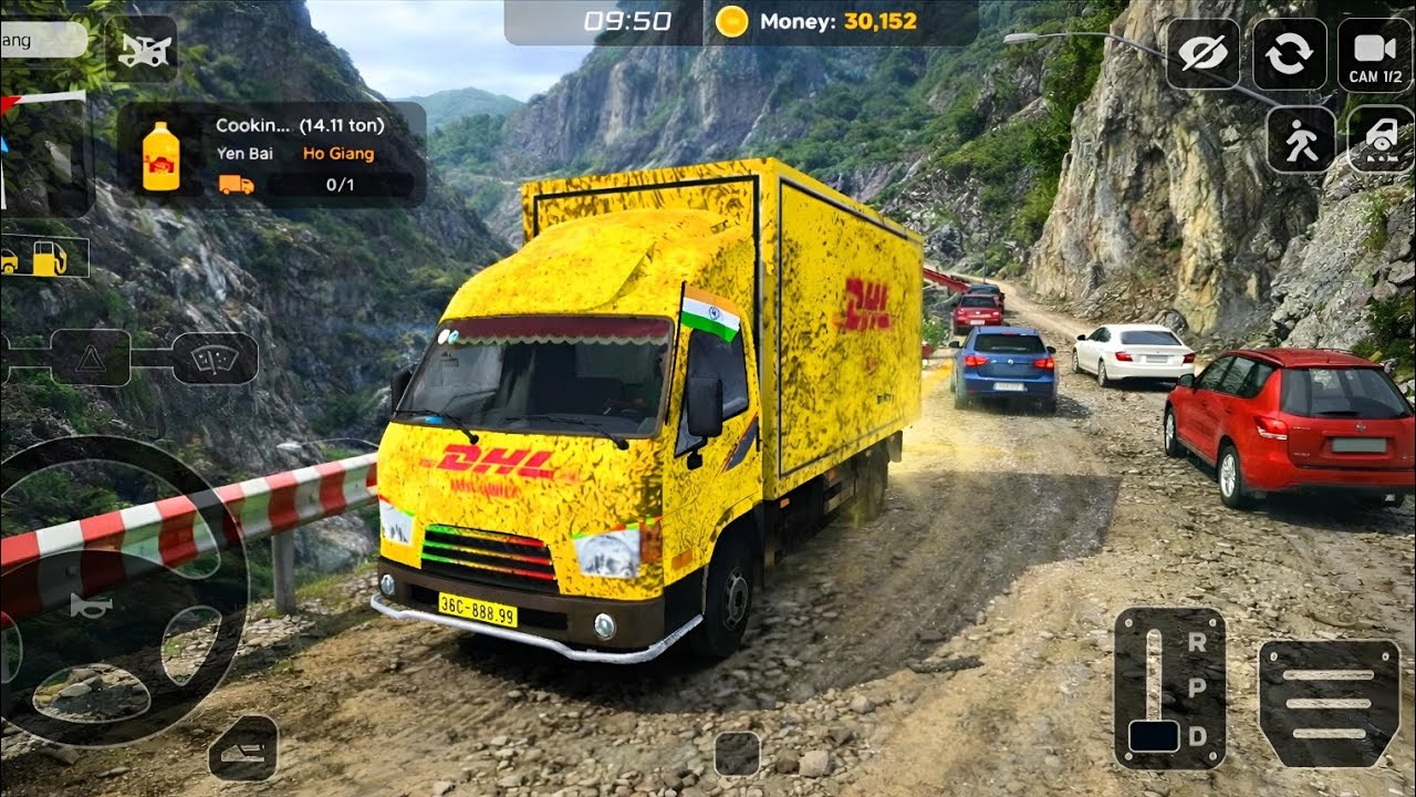🚛 Mini Truck Simulator Vietnam Gameplay ✅ Amazing Graphics 🏕️ Delivering Cooking Oil #7