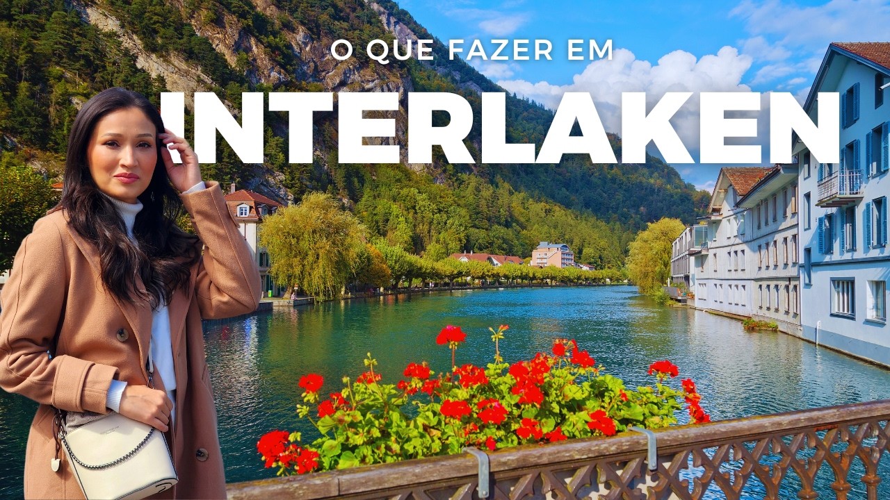 O QUE FAZER EM INTERLAKEN E BERNA NA SUÍÇA - Subimos HARDER KULM e visitamos o lago BRIENZ!