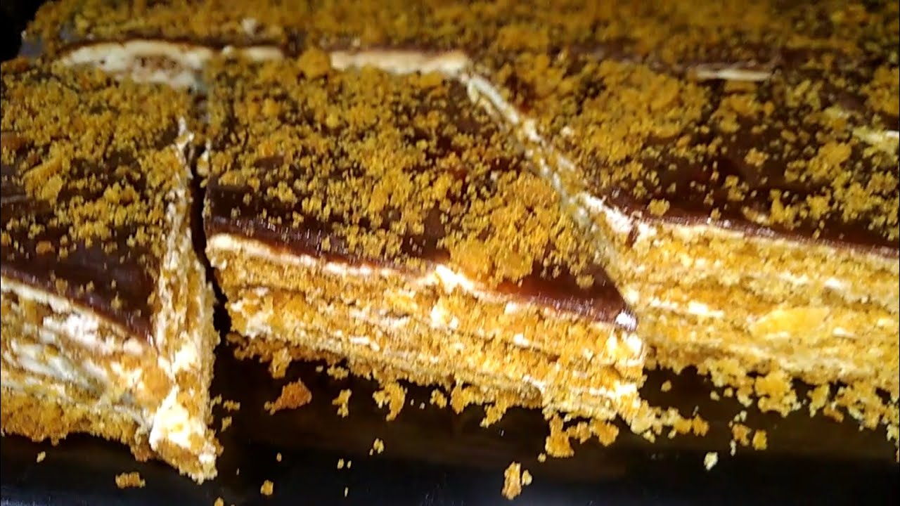 حلوى الطبقات بالكريمة رائعة طرية و بنينة بزاف
