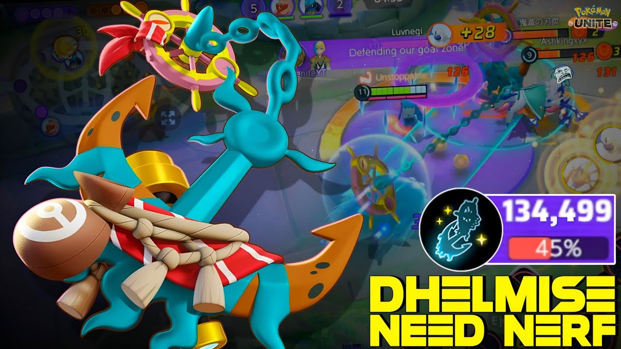 DHELMISE NEEDS NERF BUT PLZ REMOVE THESE RANDUMBS FIRST 😠 | POKEMON UNITE