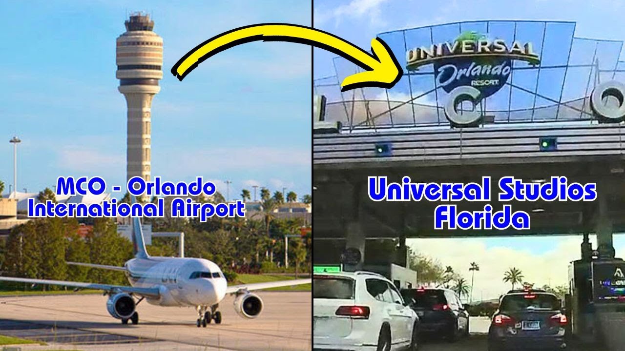 Driving to Universal Studios Orlando from Orlando International Airport MCO