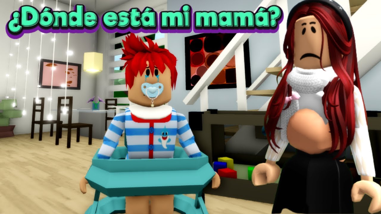 DONDE ESTA MI MAMA 😞😔 HISTORIA BROOKHAVEN ROBLOX