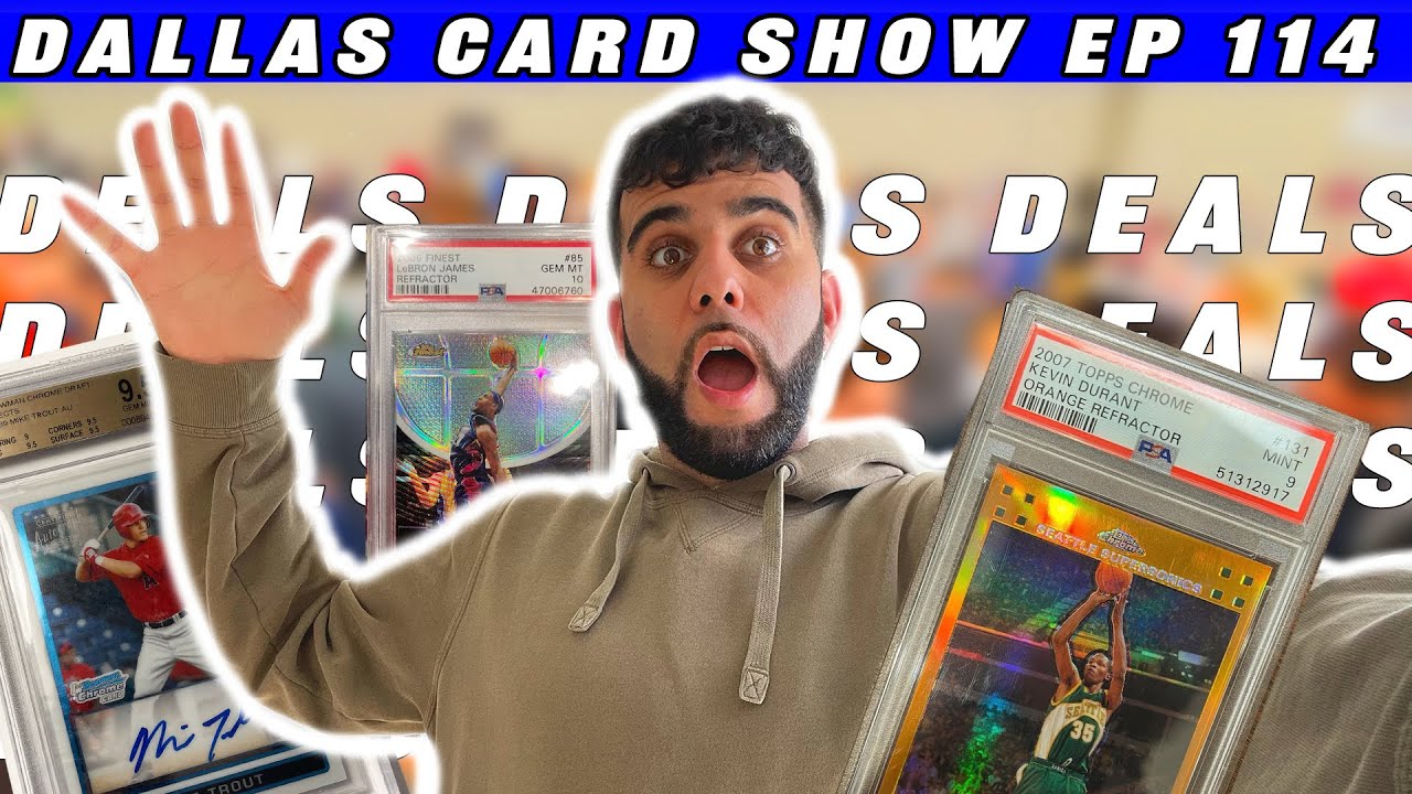 Dallas Card Show March 2021 DEALS DEALS DEALS  | SashaT Ep 114