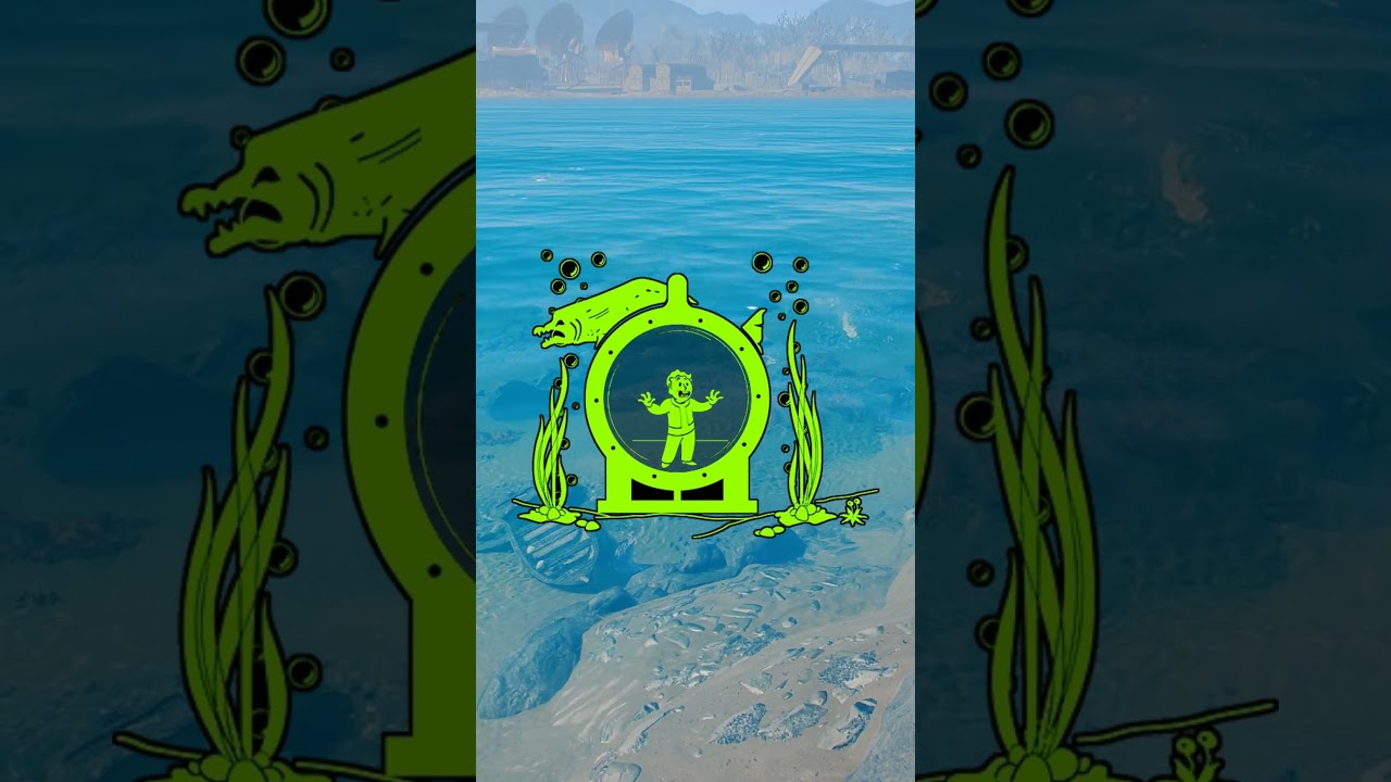 Забытое морское чудовище из Fallout 4
