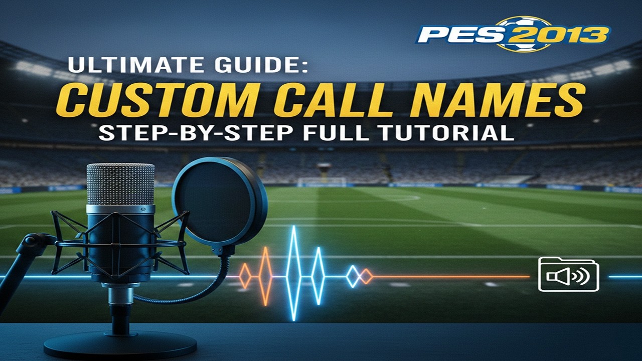 Ultimate Guide: How to Create Custom Call Names in PES 2013 | Step-by-Step Full Tutorial