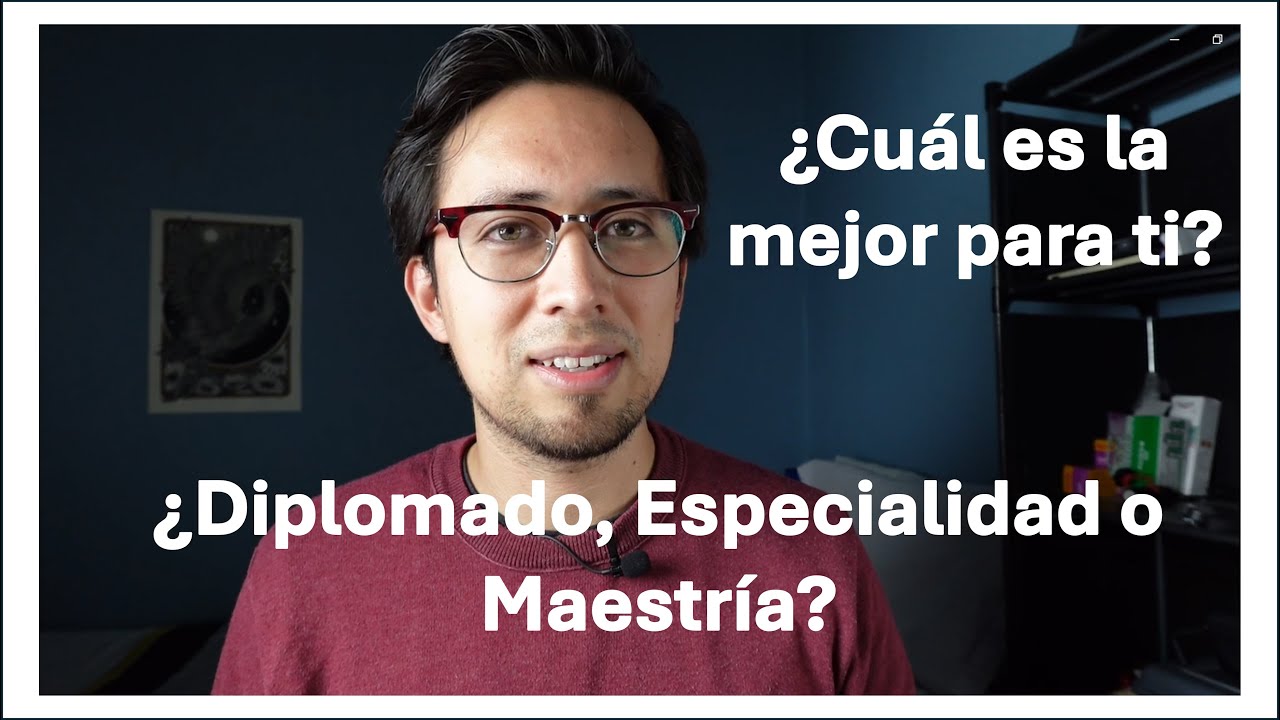 Estudiar un diplomado, especialidad o maestría