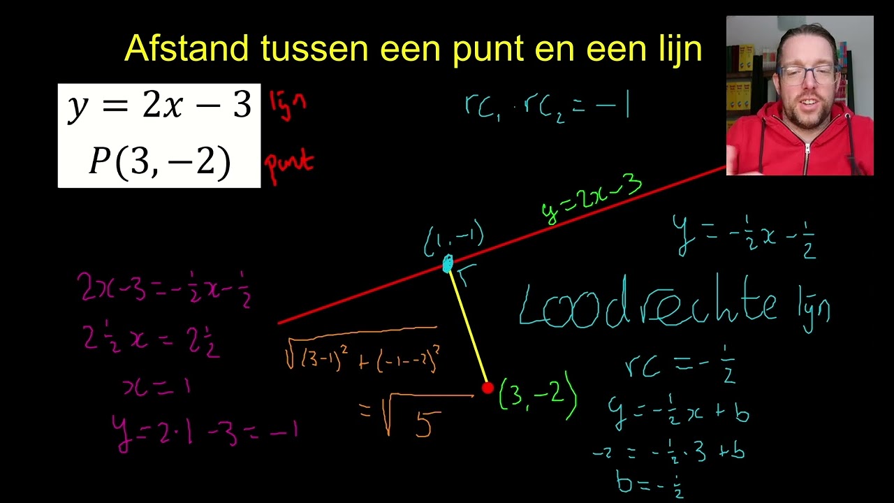 Afstand tussen twee evenwijdige lijnen (en tussen een punt en een lijn)