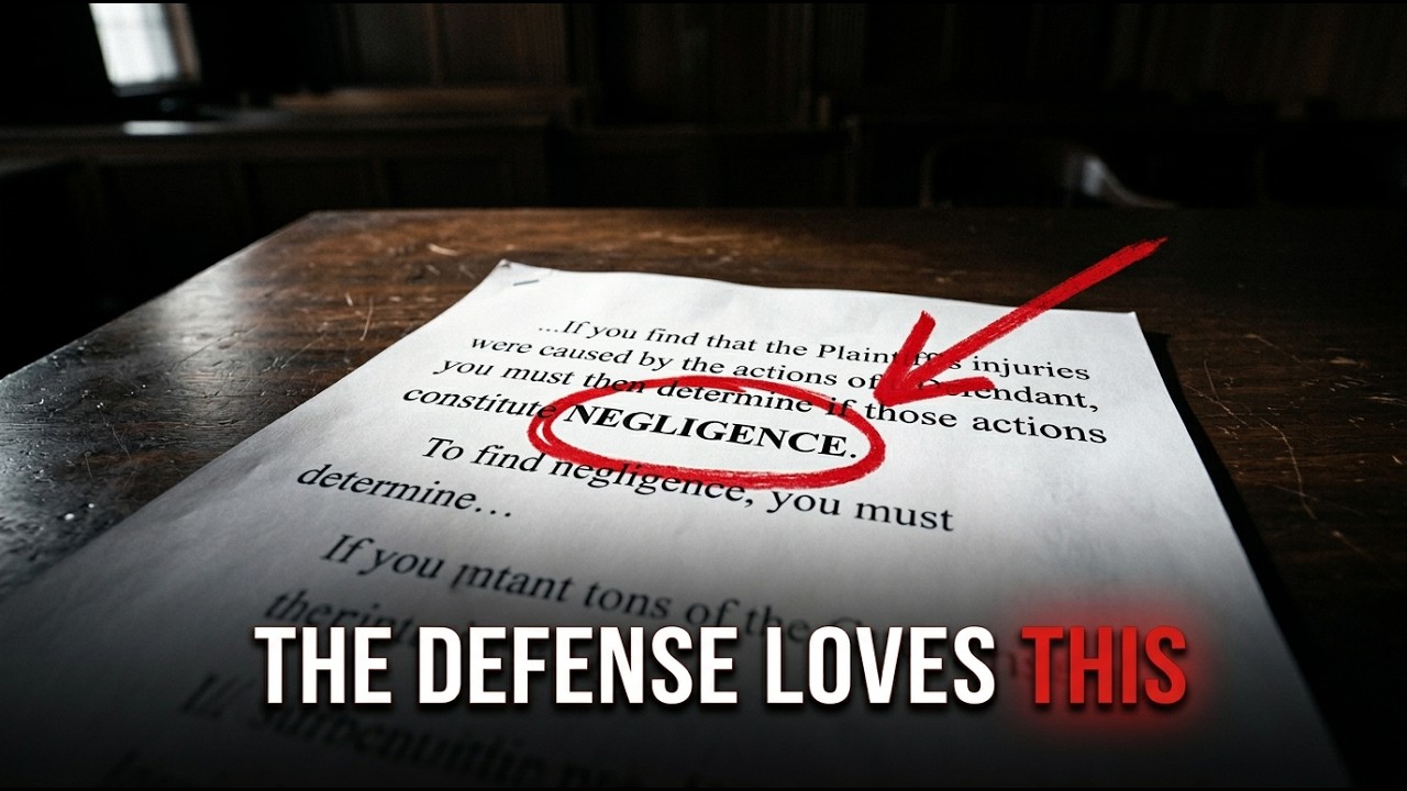 Why Explaining the Law Loses Jurors for Plaintiffs