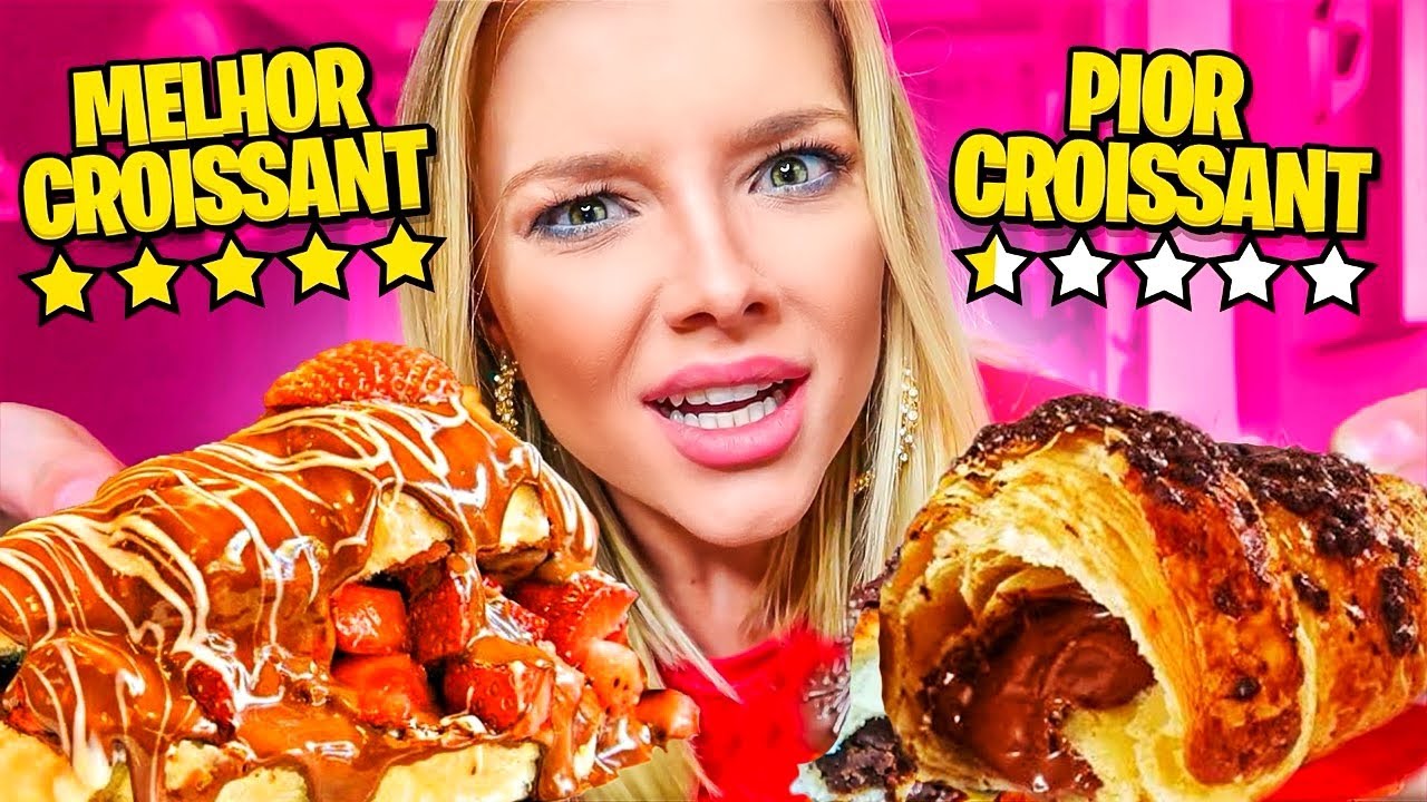 PROVEI O CROISSANT DE PIOR E MELHOR AVALIAÇÃO DO APLICATIVO