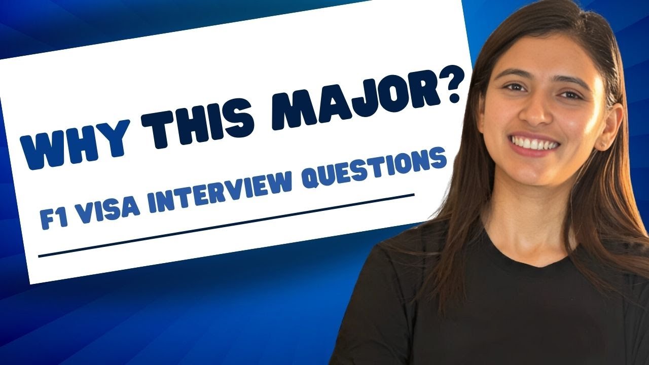 Answer for Why this  major?  US F1 Student Visa Interview Process I Questions and Answers Series.