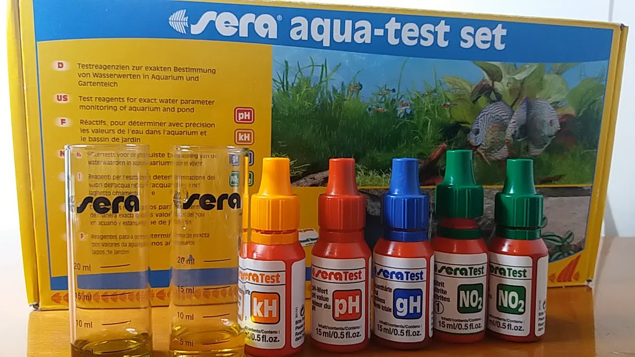 Tutorial Sera test set PH, KH, GH e NO2