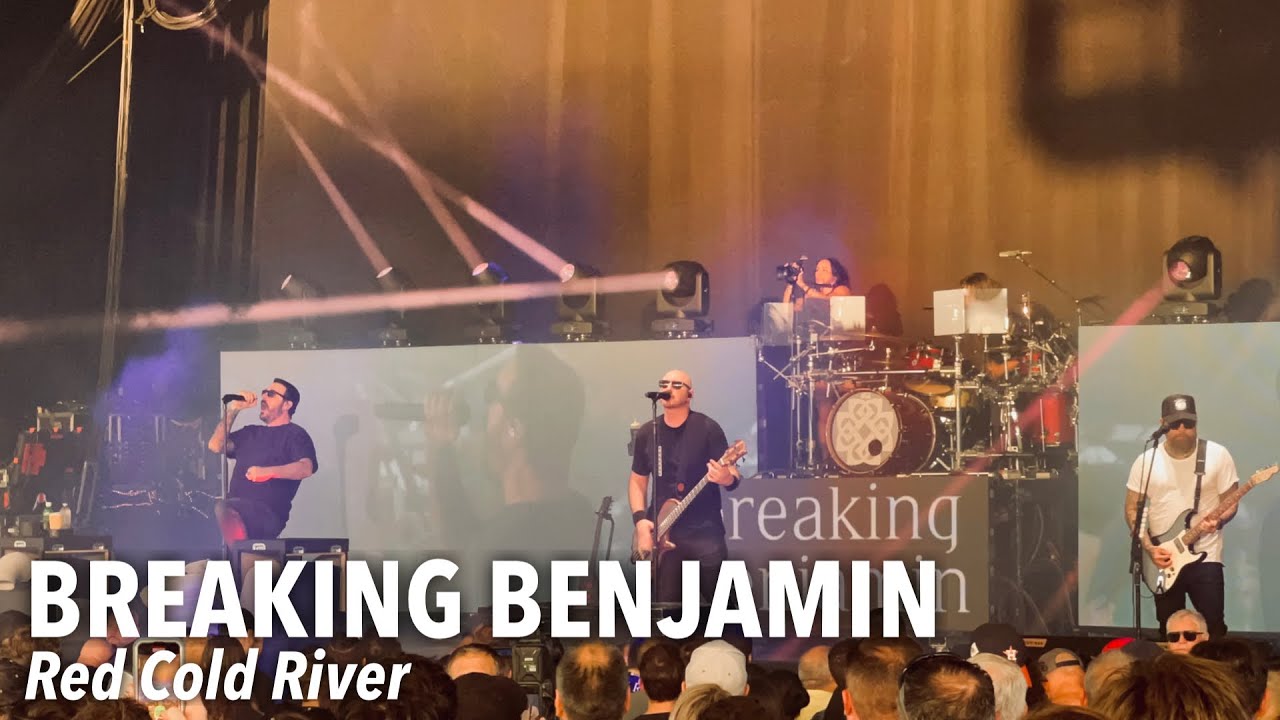 BREAKING BENJAMIN - Red Cold River - Live @ CWMP - The Woodlands, TX  7/27/23 4K HDR