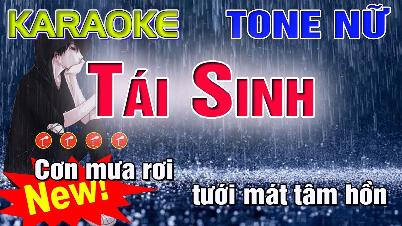 Tái Sinh Karaoke Tone Nữ - Beat Dễ Hát Nhất | Minh Điệp Karaoke