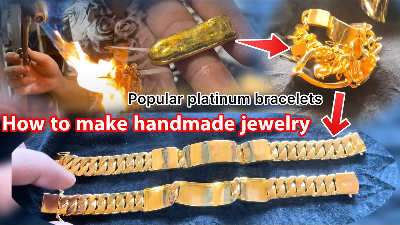 How to make handmade jewelry   Popular platinum bracelets   | SOUS SETH Jewellery |